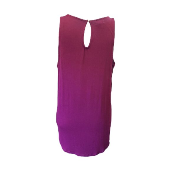 Maurices Womens Sleeveless Maroon Floral Lace Blouse XL - Picture 5 of 8